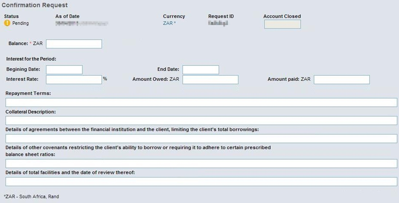 Liabilities (Balances Favourable to the Financial Institution)