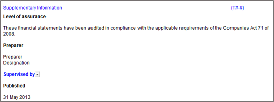 5.12 Info Page Supplementary Page